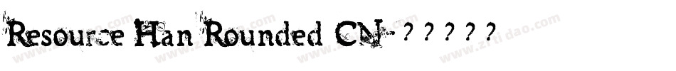 Resource Han Rounded CN字体转换